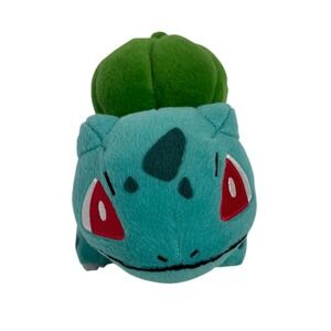 TOMY Pokemon Bulbasaur Plush Stuffed 6" Animal Teal Green 2016